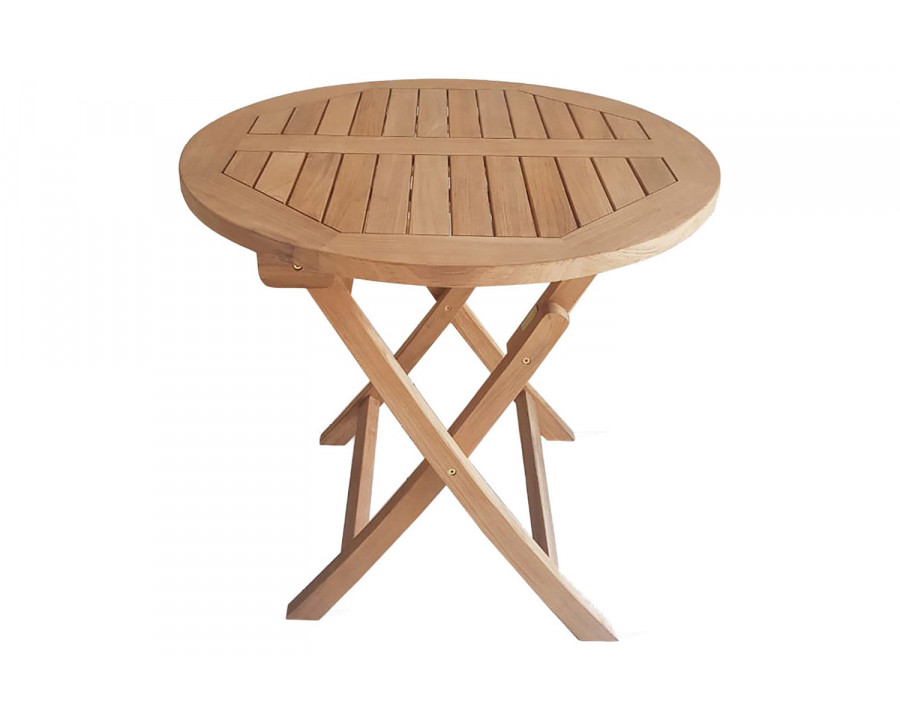 SohoConcept - Pamela Teak Folding Round Dining Table