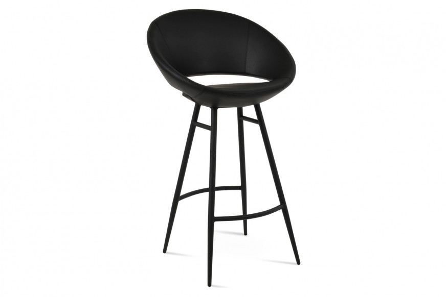 SohoConcept™ Crescent Galata Stool Counter - Brass Base