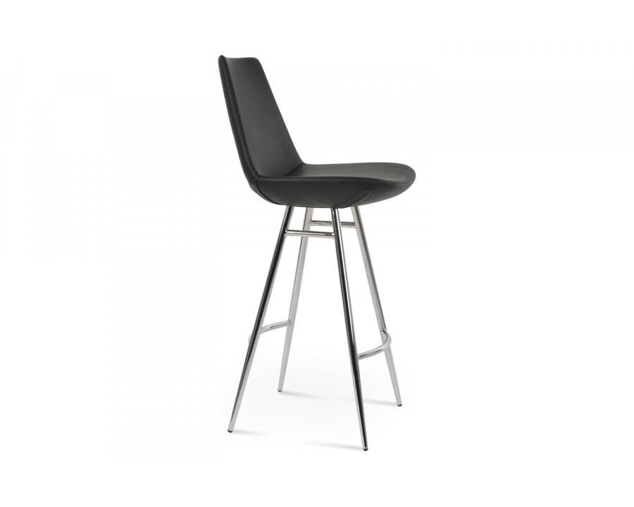 SohoConcept Eiffel Galata Stool Bar - Black Powder Base