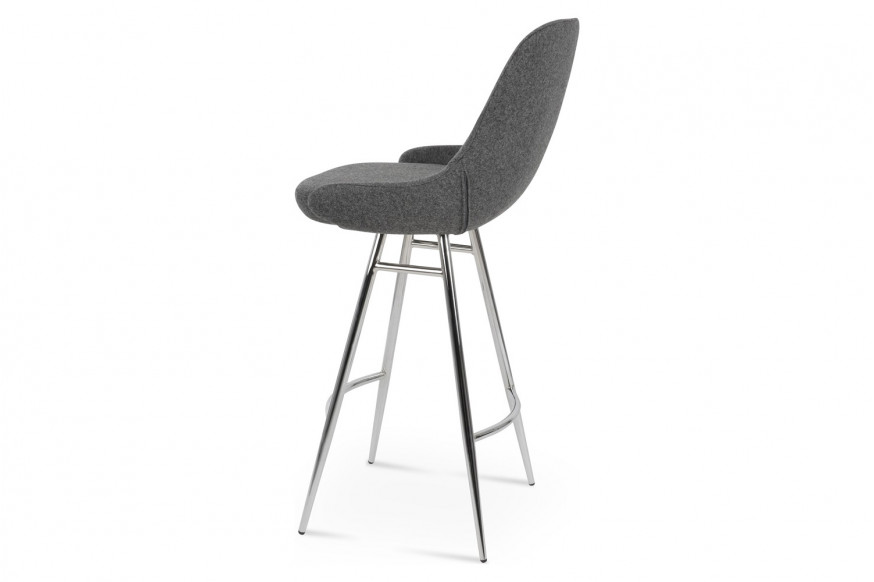 SohoConcept™ Gazel Galata Stool Bar - Black Powder Base