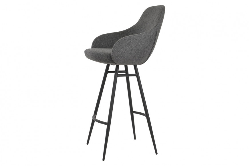 SohoConcept™ Gazel Arm Galata Stool Counter - Black Powder Base