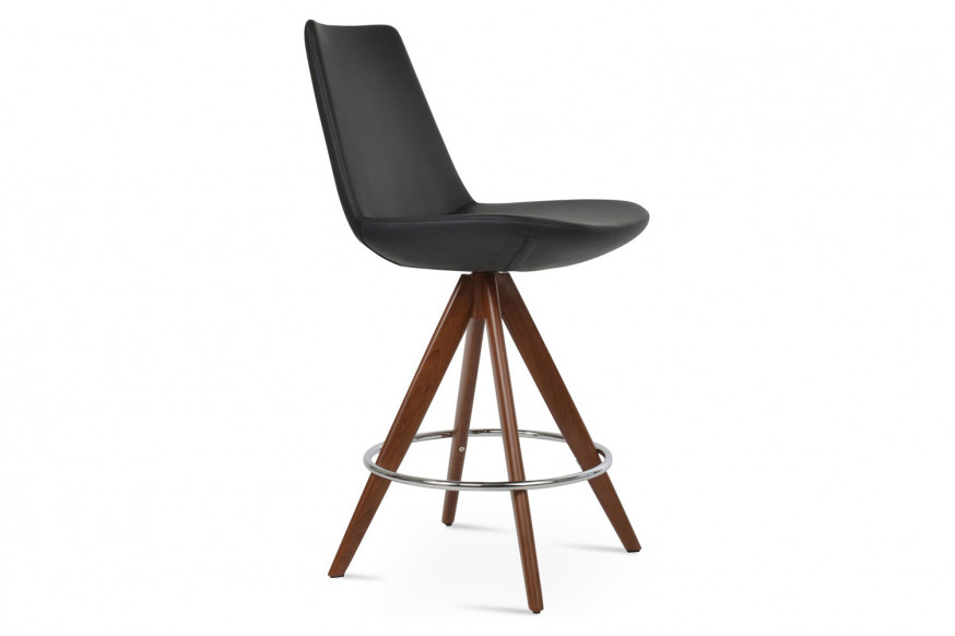 SohoConcept™ Eiffel Pyramid MW Stool Bar - Natural Veneer Base