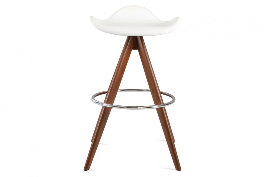 SohoConcept™ Falcon Pyramid MW Stool Bar - Walnut Venner Base