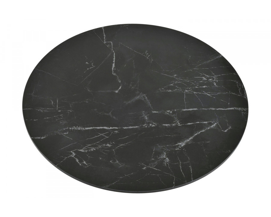 SohoConcept - Ceramic Round Dining Table Top Half Glass