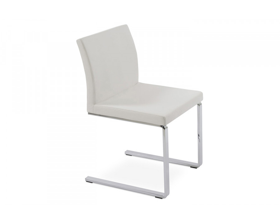 SohoConcept Aria Flat Chair - Solid Steel Base