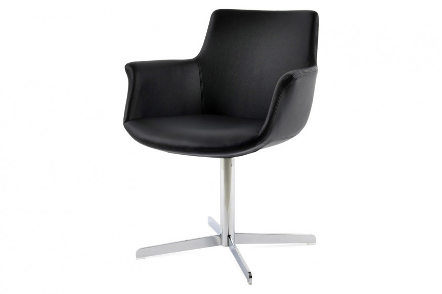 SohoConcept™ Bottega 4 Star Swivel Armchair - White Base