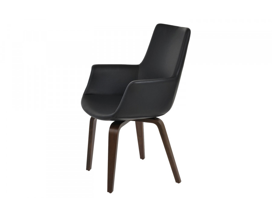 SohoConcept Bottega Plywood Armchair HB - Wenge Base