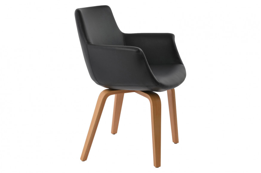 SohoConcept™ Bottega Plywood Armchair - American Walnut Base