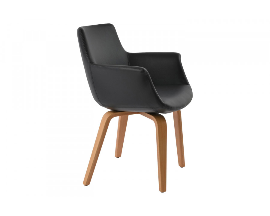 SohoConcept Bottega Plywood Armchair - Wenge Base