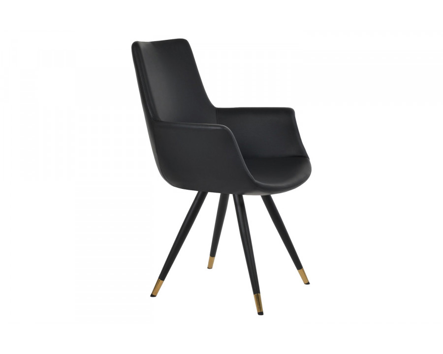 SohoConcept Bottega Star Armchair HB Ring Base - Black Powder Base