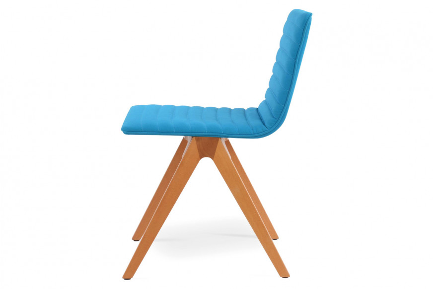 SohoConcept™ Corona Fino Full UPH Dinning Chair - Beech Natural Base