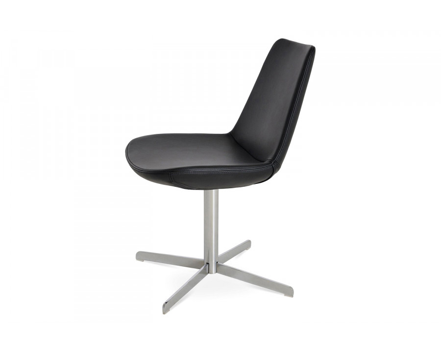 SohoConcept Eiffel 4 Star Swivel Chair - Chrome Base