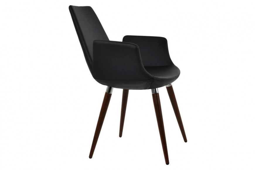 SohoConcept™ Eiffel Ana Armchair - Natural Veneer Base