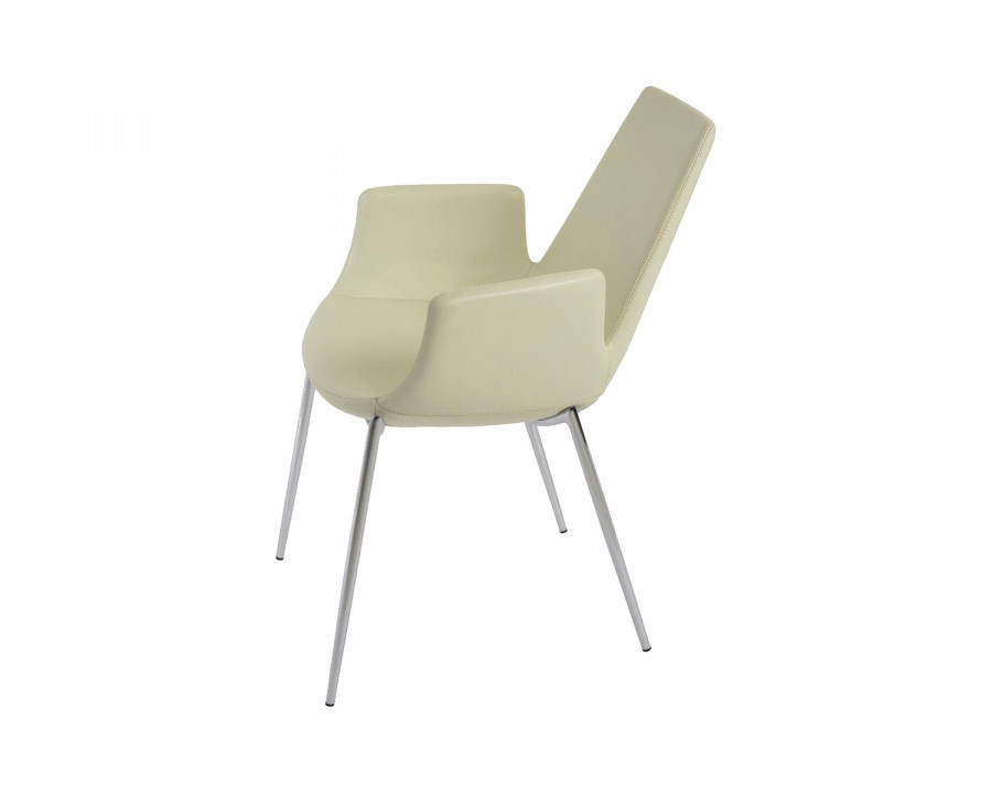 SohoConcept Eiffel Classy Dining Armchair - Bone Powder Base