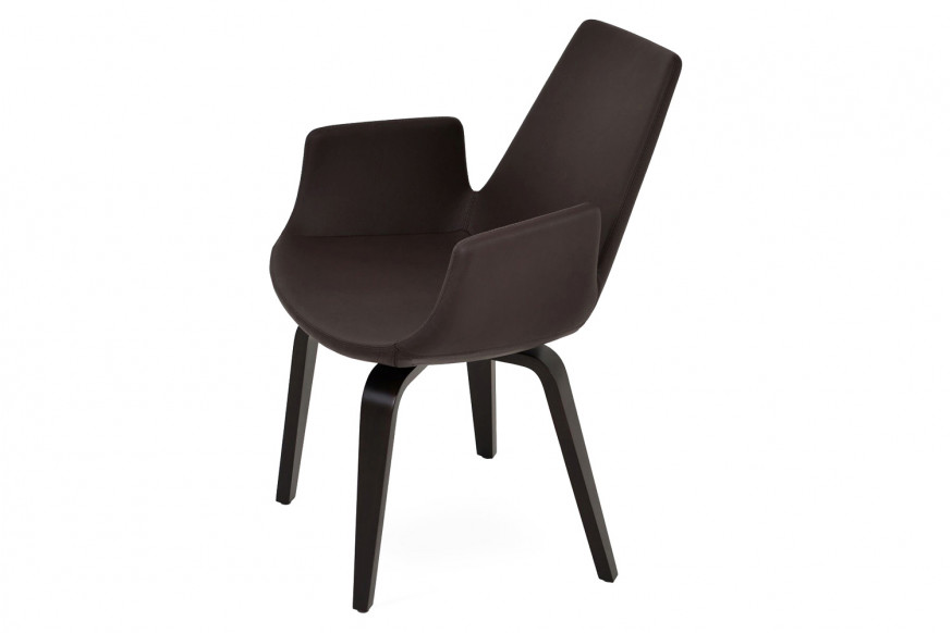 SohoConcept™ Eiffel Plywood Armchair - Wenge Base