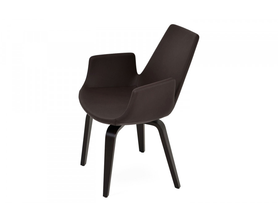 SohoConcept Eiffel Plywood Armchair - American Walnut Base