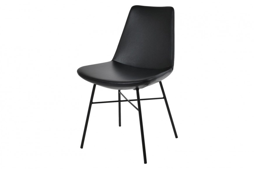 SohoConcept™ Eiffel Cross Chair - Black Powder Base