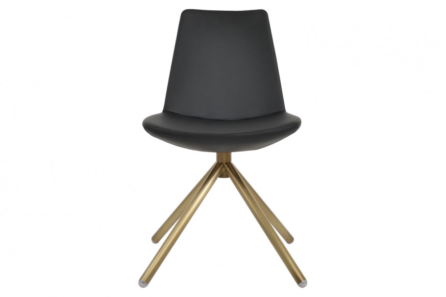 SohoConcept™ Eiffel Stick Swivel Chair - Brass Base