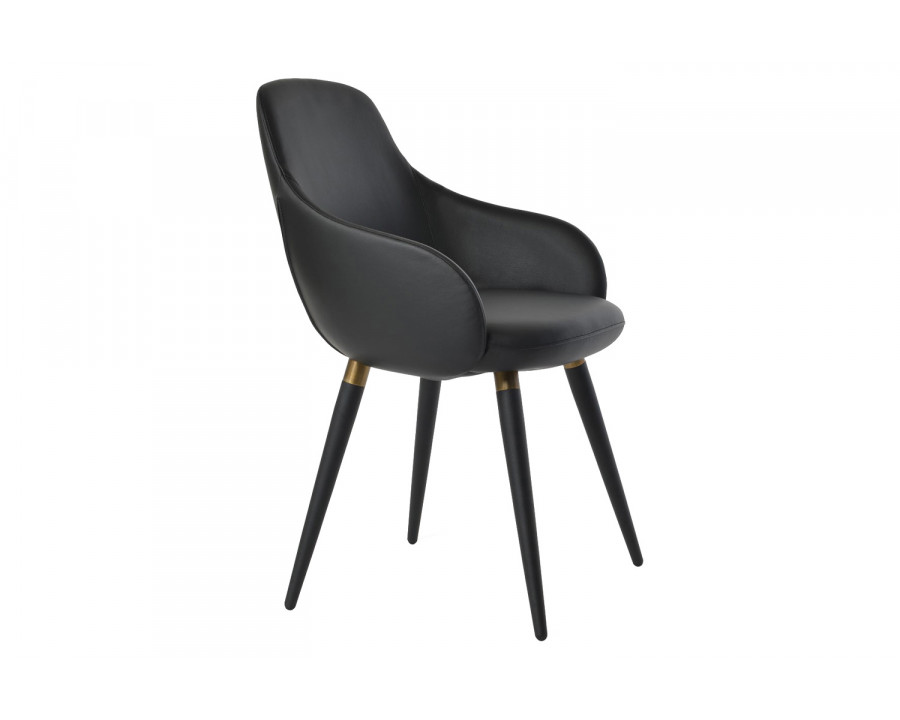 SohoConcept Gazel Ana Armchair - Natural Veneer Base