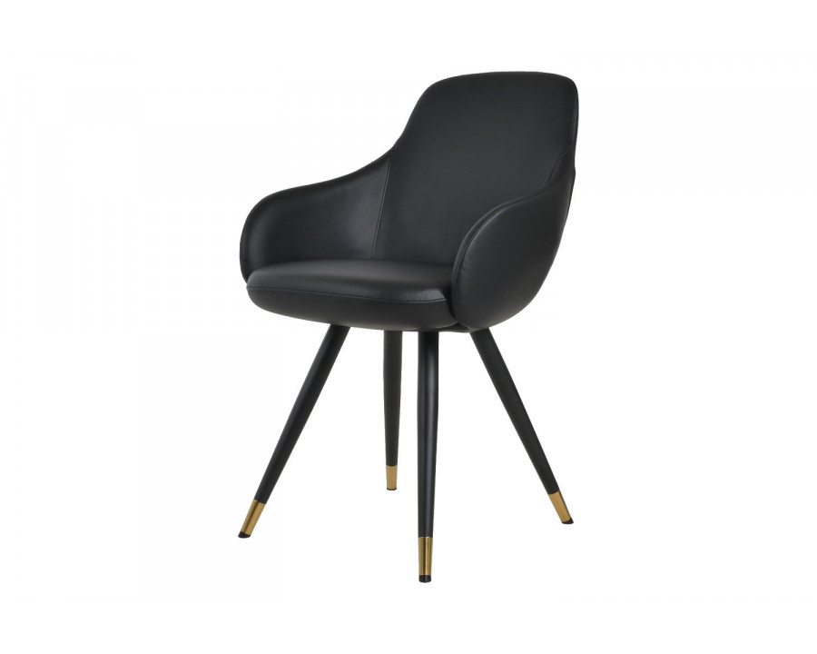 SohoConcept Gazel Star Ring Base Armchair - Black Powder Base