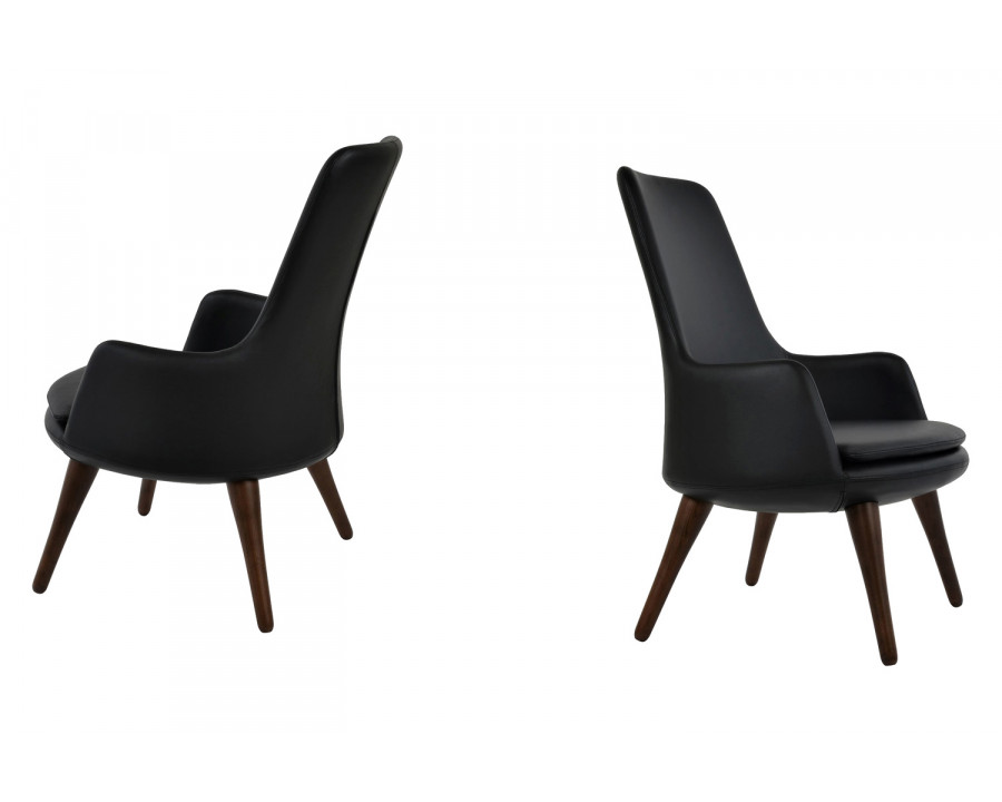 SohoConcept - Dervish Wood High Back Lounge Chair