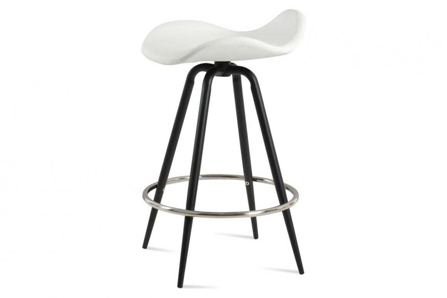 SohoConcept™ Falcon Max Swivel Stool Bar - Black Powder Base