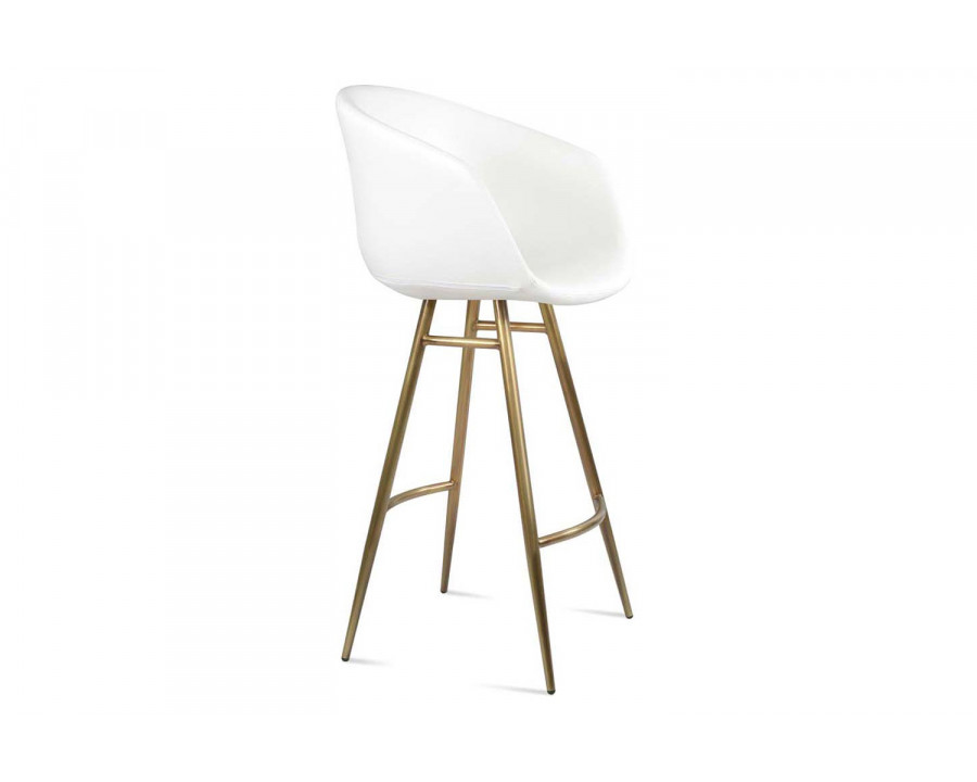 SohoConcept Tribeca Galata Stool Counter - Brass Base