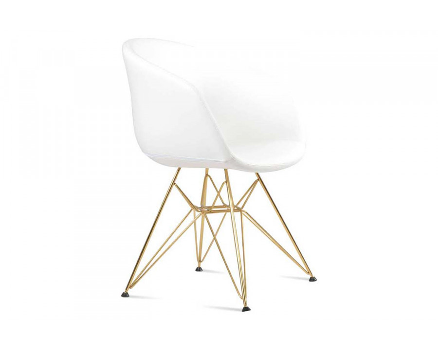 SohoConcept Tribeca Tower Armchair - Gold Base