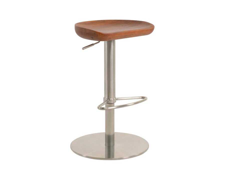 SohoConcept Cattelan Piston Half Footrest Stool - Gold Brass Base