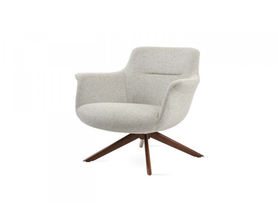 SohoConcept Rebecca Swivel Sword Arm Lounge - Walnut Venner Base