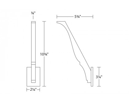 Sonneman - Profili Chippendale LED Sconce