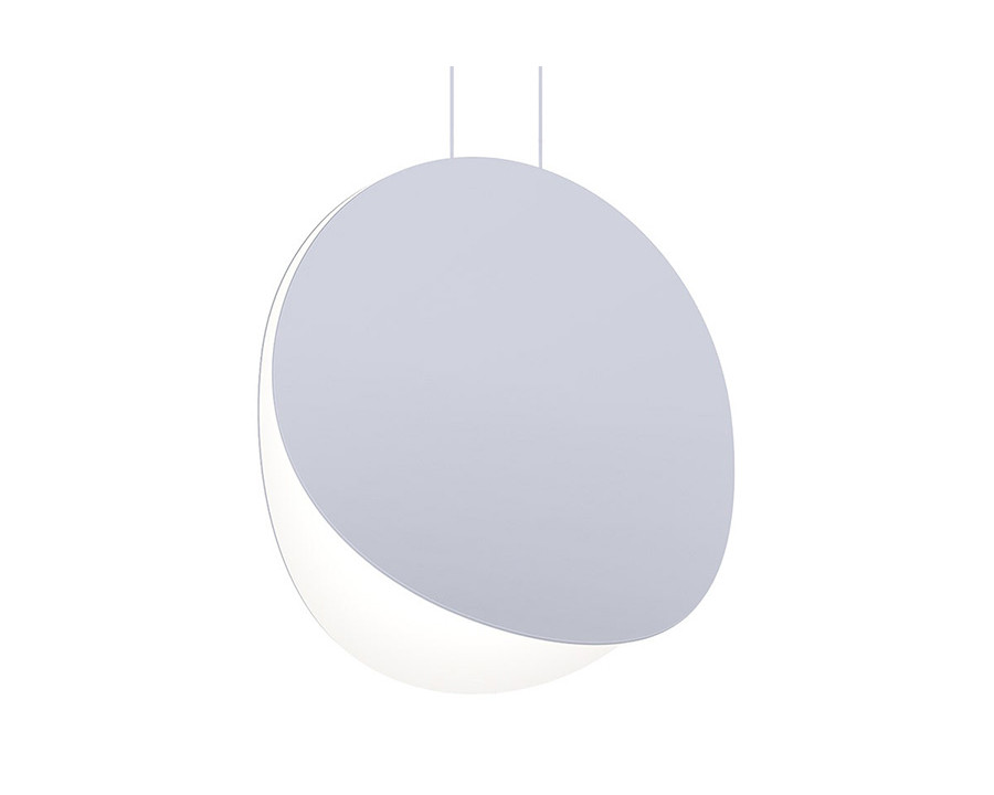 Sonneman Malibu Discs LED Pendant - Dove Gray, 18"