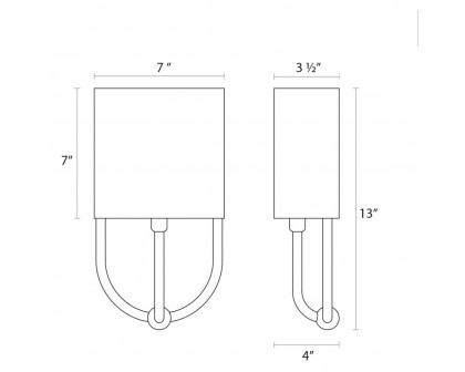 Sonneman - Intermezzo Sconce