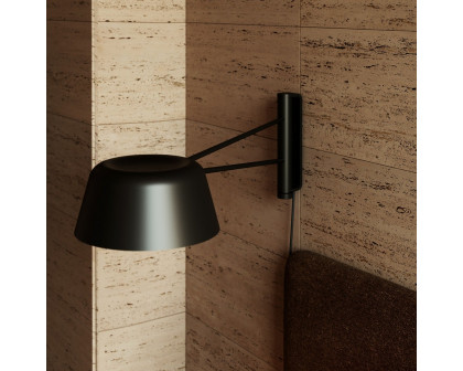 Sonneman Ray Wall Lamp - Short, Warm Gray, Warm Gray Aluminum