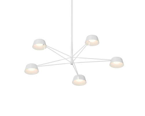 Sonneman Ray Chandelier - 5 Light, Warm Gray, Warm Gray Aluminum