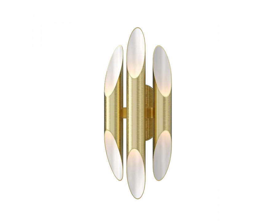 Sonneman Chimes Sconce - Satin Brass