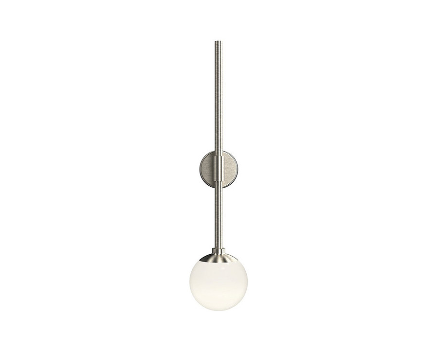 Sonneman Sabon Sconce - Satin Nickel, Single