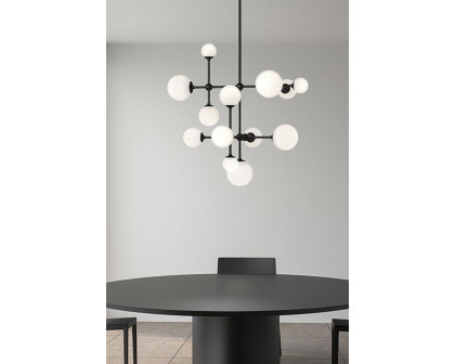 Sonneman Sabon Chandelier - Satin Nickel