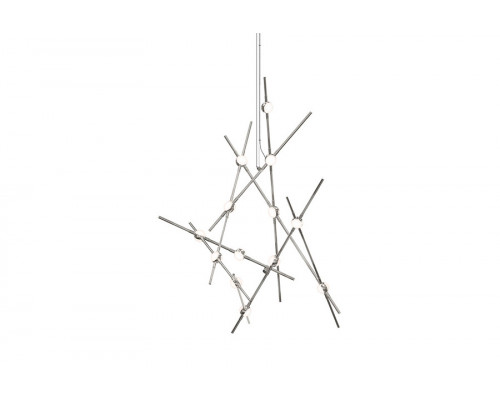 Sonneman Constellation Aquila Chandelier - Satin Nickel, Minor, White Optical Acrylic Lens, 3000K