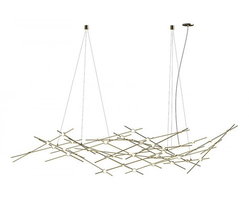 Sonneman Constellation Ursa Chandelier - Satin Brass, Major, White Optical Acrylic Lens, 3000K