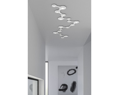 Sonneman Coral Surface LED Surface Mount - Satin White, 3-Luminaire