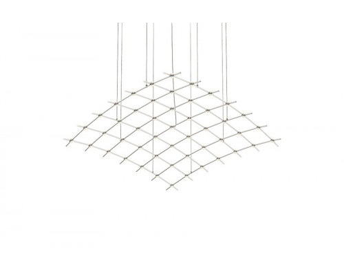 Sonneman Constellation Aquarius Chandelier - Satin Nickel, Major, Clear Faceted Acrylic Lens, 3000K