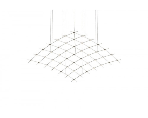 Sonneman Constellation Aquarius Chandelier - Satin Nickel, Major, White Optical Acrylic Lens, 3000K