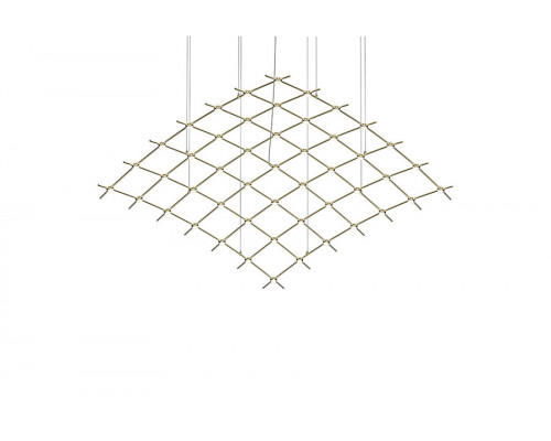 Sonneman Constellation Aquarius Chandelier - Satin Brass, Major, White Optical Acrylic Lens, 3000K