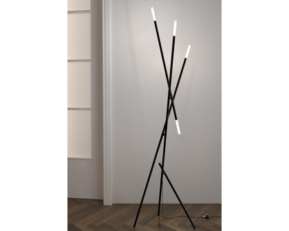 Sonneman Qux LED Floor Lamp - Satin White