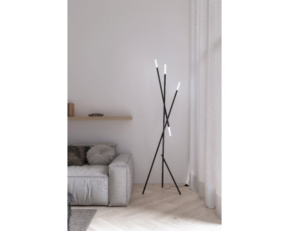 Sonneman Qux LED Floor Lamp - Satin White