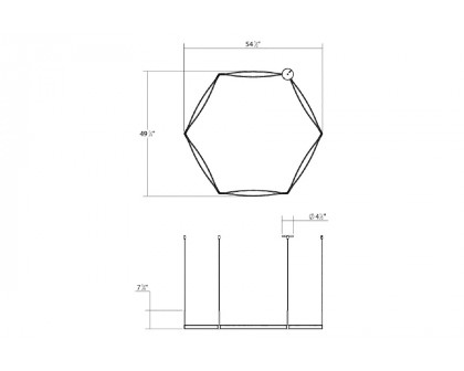 Sonneman Ola LED Pendant - Satin White, Single Ring