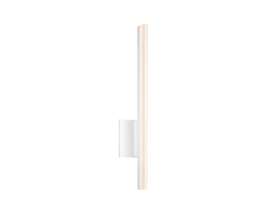 Sonneman Stiletto Dimmable LED Sconce/Bath Bar - Satin White, 24"