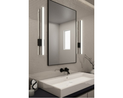 Sonneman Stiletto Dimmable LED Sconce/Bath Bar - Satin White, 24"