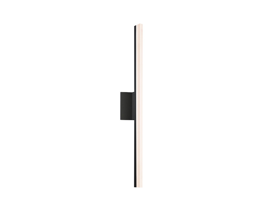 Sonneman Stiletto Dimmable LED Sconce/Bath Bar - Satin Black, 32"